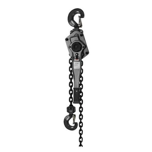 JET 287803 JLP-A 3T Lever Hoist, 20 ft. Lift and Shipyard Hooks