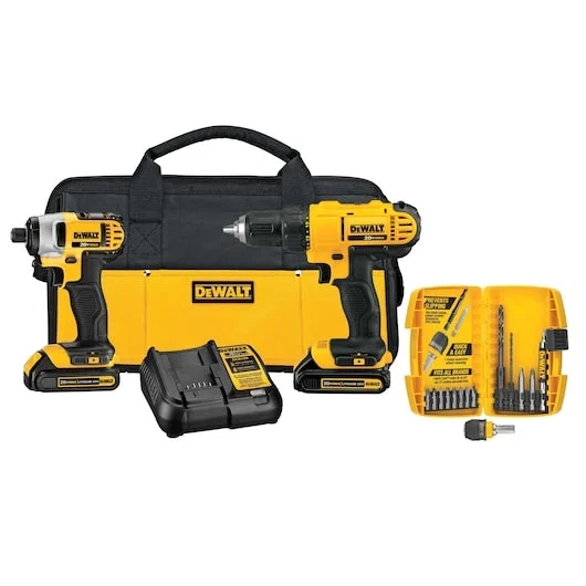 DeWalt DCK241C2 20V MAX* Compact 2-Tool Kit