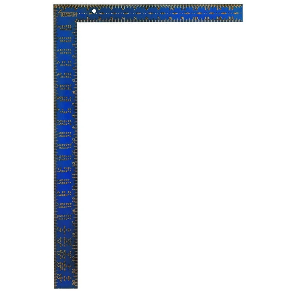 Irwin 1794447 Framing Square Hi-Contrast Aluminum 16-Inch By 24-Inch ( Blue