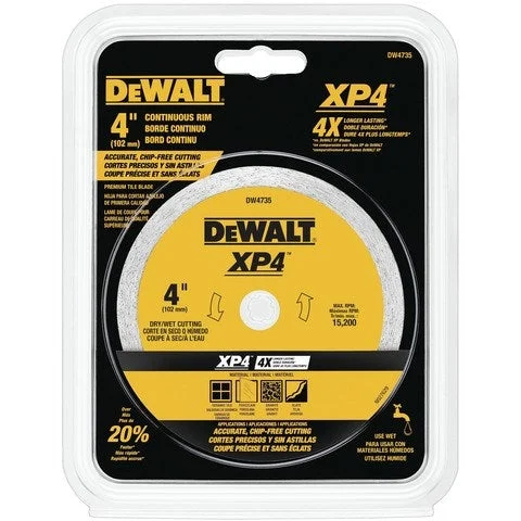 Dewalt Dw4735 4" Porcelain Tile Blade