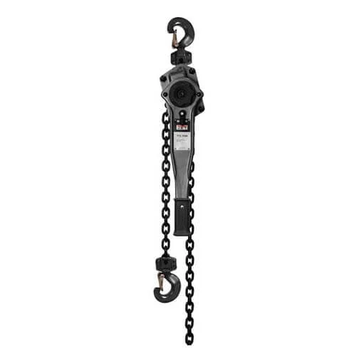 JET 287702 JLP-A 1-1/2T Lever Hoist, 15 ft. Lift and Shipyard Hooks