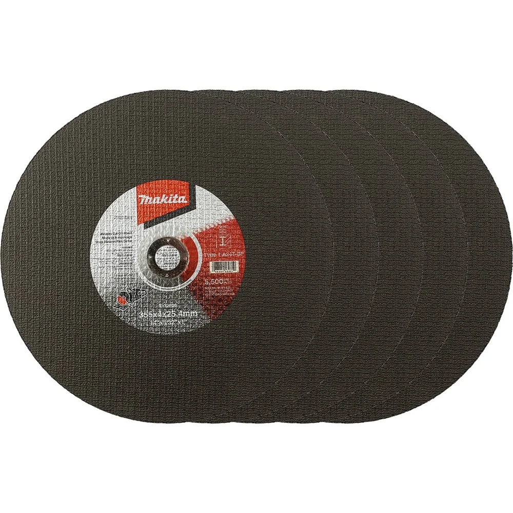 Makita E-12809-5 14 x 5/32 x 1 in. Abrasive Wheel 5/pk