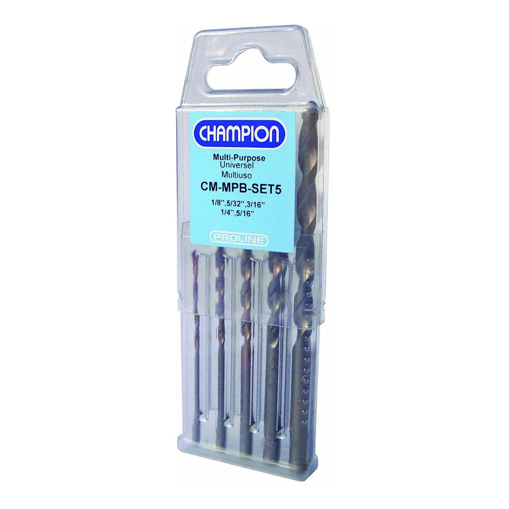 Champion Cm-Mpb-Set5 Multi-Purpose Bit 5 Pc Set