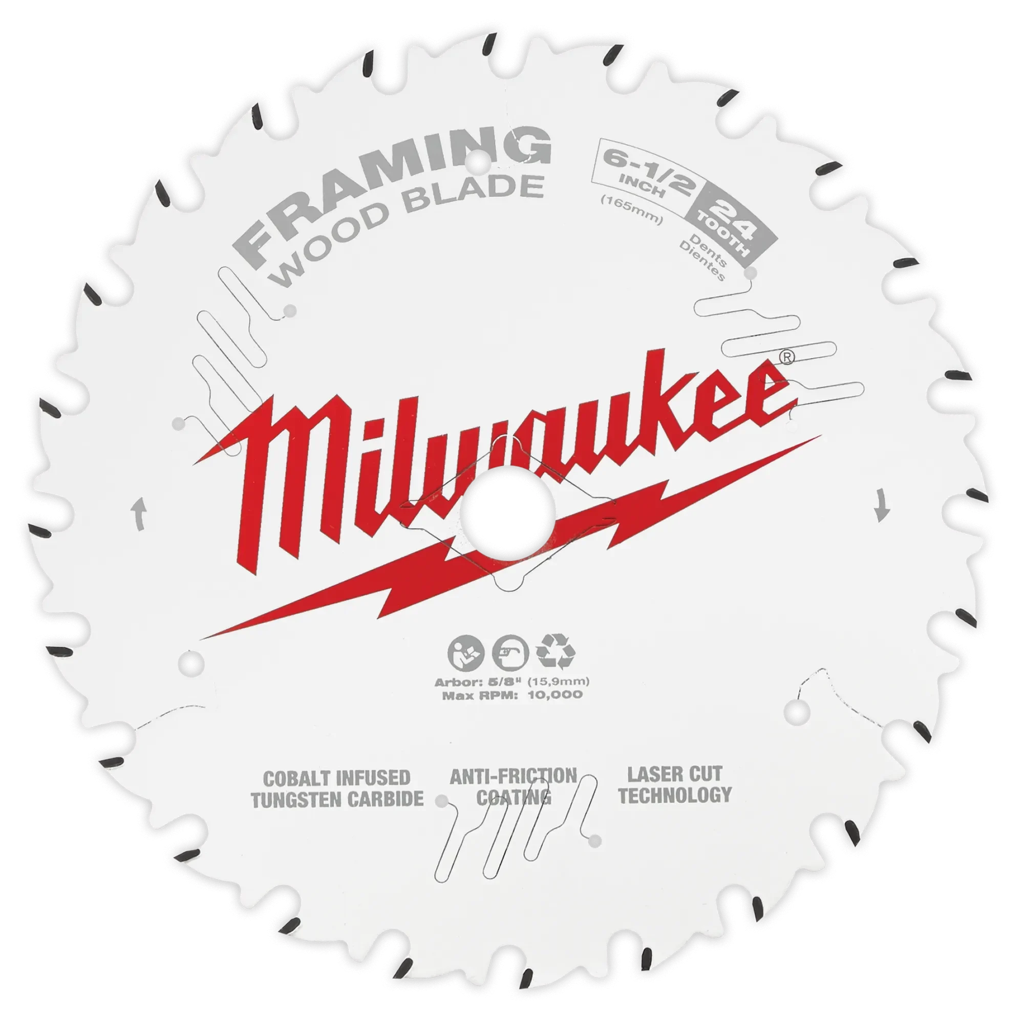 Milwaukee 48-40-1024 10" 40T GEN PURP SAW BLADE