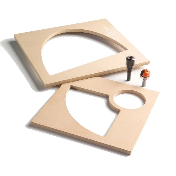 CMT TMP-101 MDF Template for Bowl & Tray System, 15-1/2 X 15-1/2-Inch