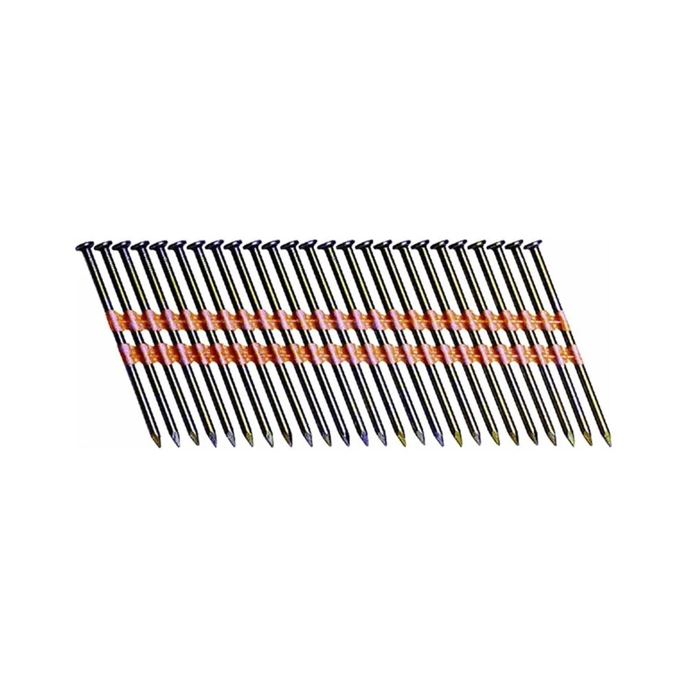 PrimeSource GRC8PD 15 Deg Wire Coil 2-3/8" X .113" Smooth Common Bright - 3,000 pcs