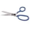Klein 206LR-P Bent Trimmer w/Large Bottom Ring, Blue Coating, 7''