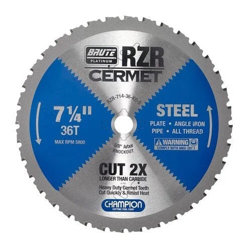 Champion Rzr-714-36-Ko-S 7-1/4 In. Steel Cutting Blade
