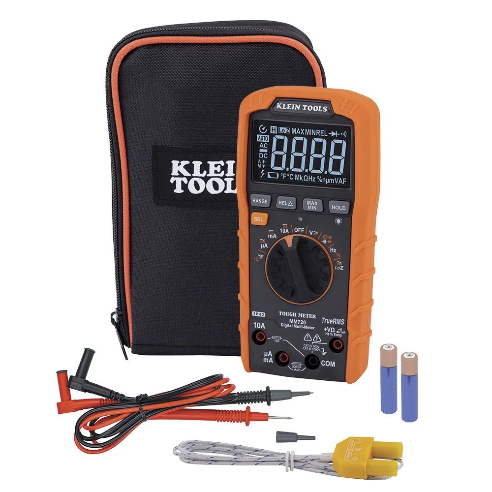 Klein MM720 Digital Multimeter, TRMS Auto 1000V