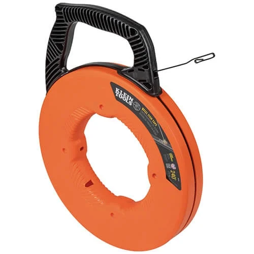 Klein 56334 Steel Fish Tape, 1/8 in. x 240 ft.