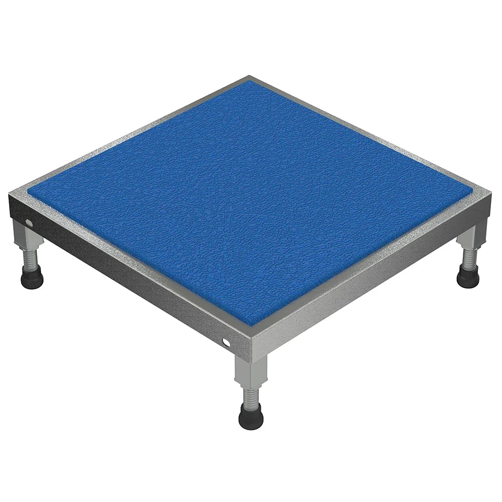 Vestil Adjust Ss Stand 6-3/4-8-3/4 H 24 X 24