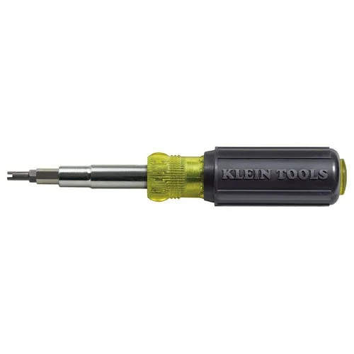 Klein Tools 32527 11-in-1 Screwdriver/Nut Driver - Schrader Valve Core Tool