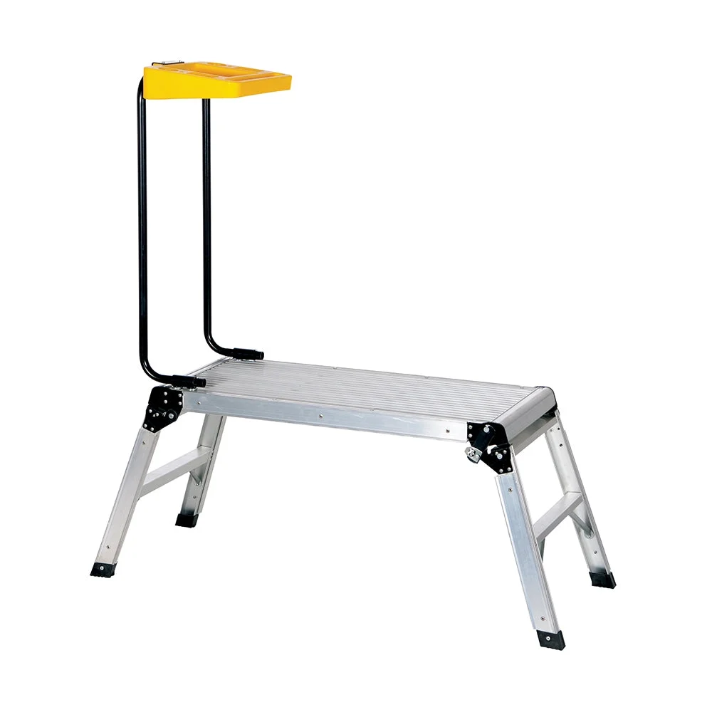 Vestil Alum Folding Step Platform W/Tray 15x35