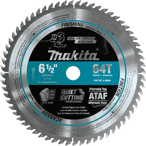 Makita A-99948 6-1/2 in. 64T Kerf Saw Blade