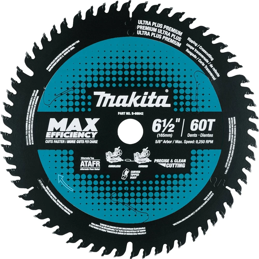 Makita B-69842 6-1/2 in. 60T CT Miter Saw Blade