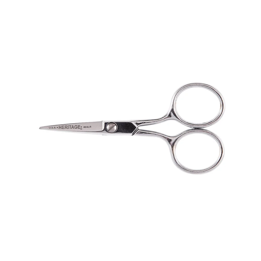 Klein G404LR Embroidery Scissor w/Large Ring, 4''