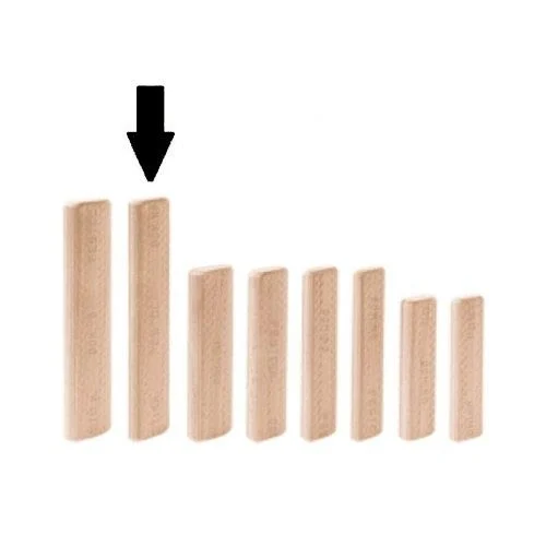 Festool 498216 Domino XL Beech 12x100mm Tenons 100 Pack