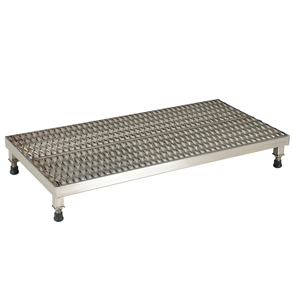 Vestil Adj Ss Stand 10-1/2-16-1/2 H 24w X 72l