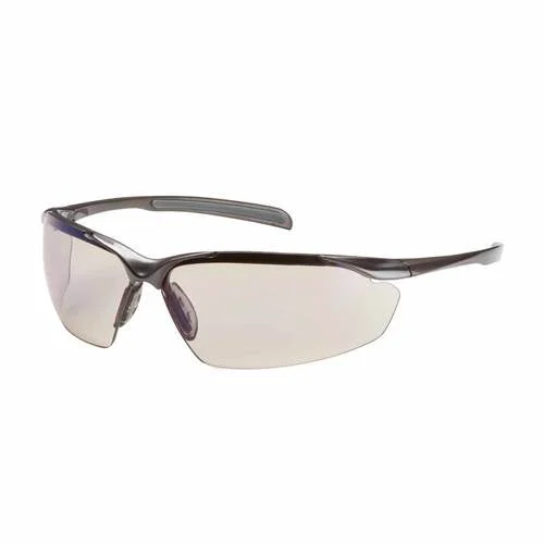 PIP 250-33-1226 Commander Eyewear, Indoor/Outdoor Blue Polycarbonate Lens, Anti-Scratch And Anti-Fog, Semi-Rimless, Gloss Bronze Frame, -12 Pack