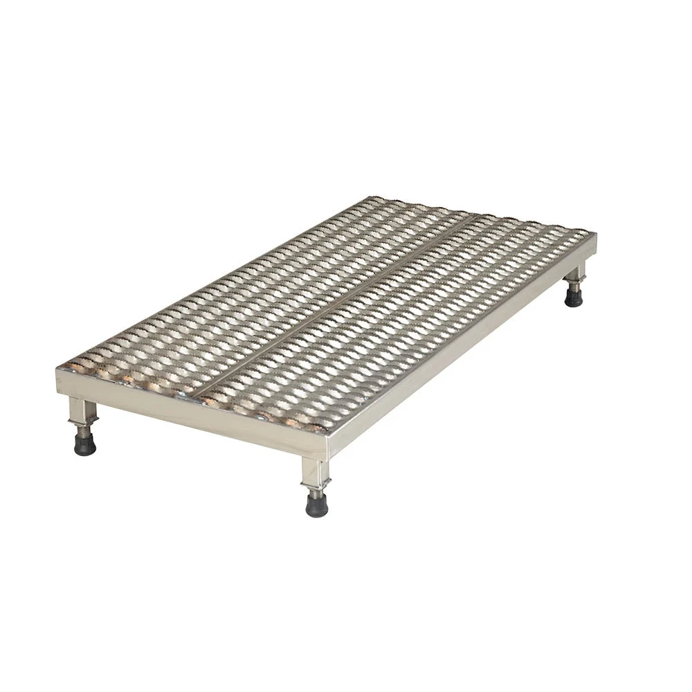 Vestil Adj Ss Work Stand 6-3/4-8-3/4 H 24 X 24
