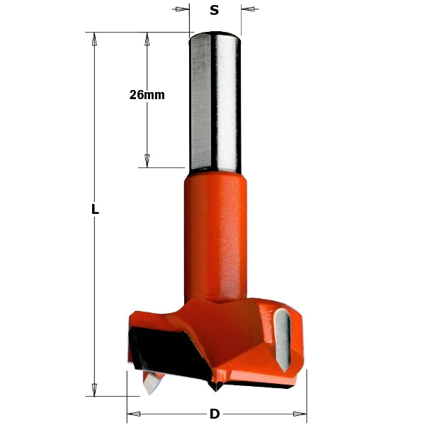 CMT 369.600.11 Hinge Boring Bit, 60mm Diameter