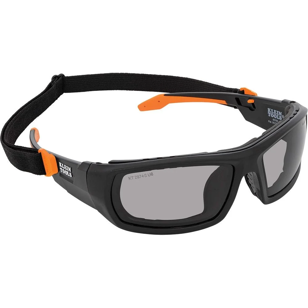 Klein 60471 Pro Gasket Safety Glasses, Gray