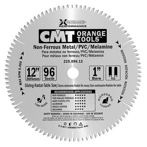 CMT-225.696.12 Non-Ferrous Metal Circular Saw Blade
