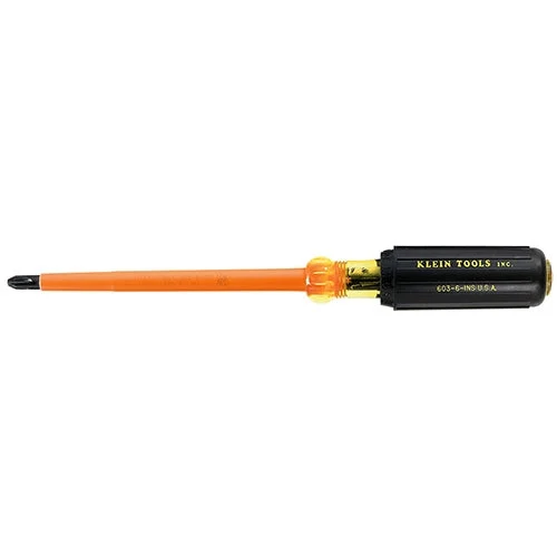 Klein 6037INS Insulated #2 Phillips-Tip Screwdriver