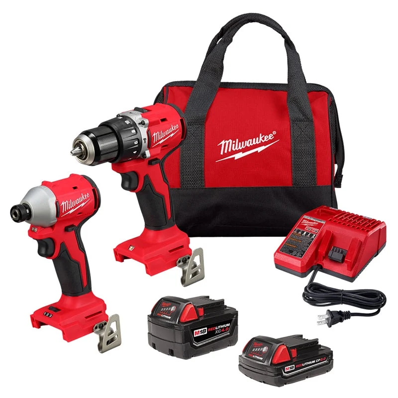 Milwaukee 3693-22CX M18 Brushless 2-Tool Combo Kit