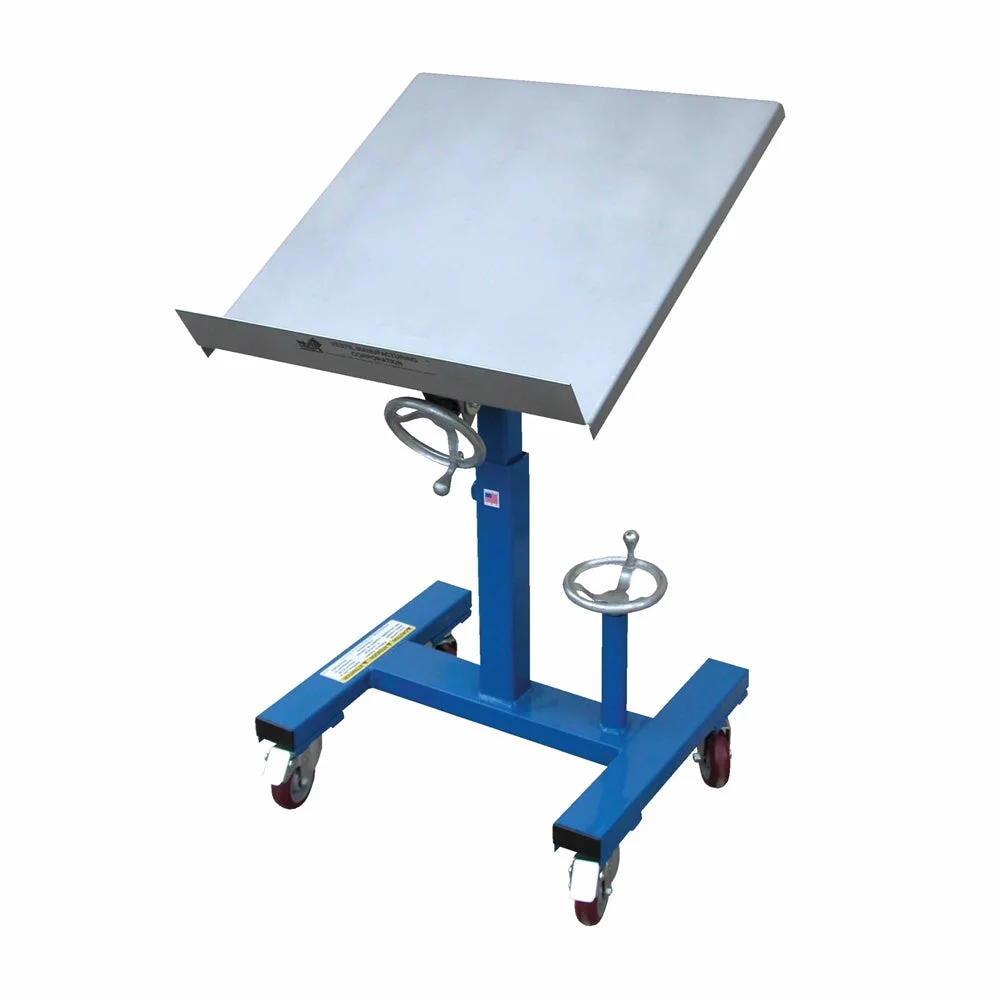 Vestil WT-2424 Mobile Tilting Work Table 300 Lb 24 X 24