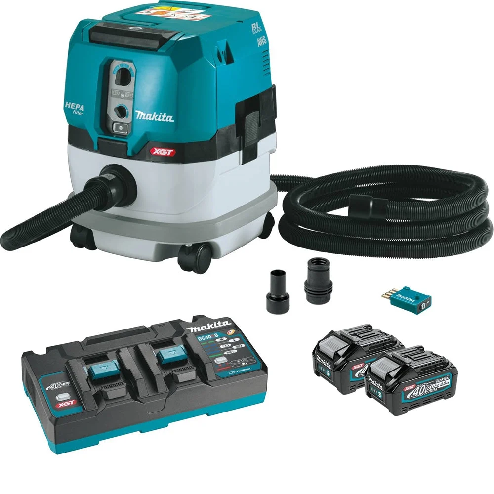 Makita GCV02PMU 40V max XG 2.1G HEPA Vacuum Kit