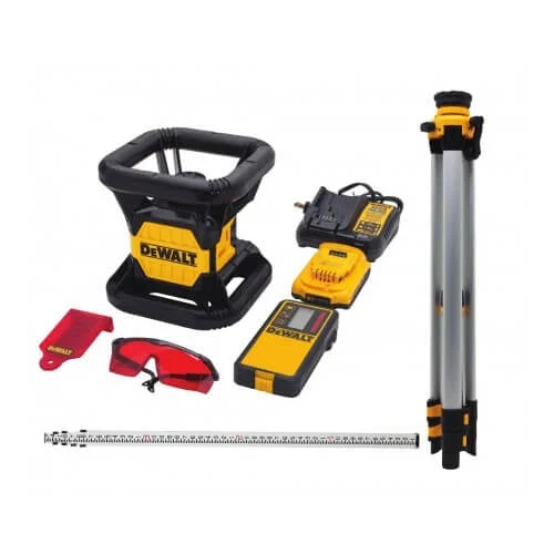 Dewalt Dw074Lrtr 20V Rotary Red Laser With Tripod
