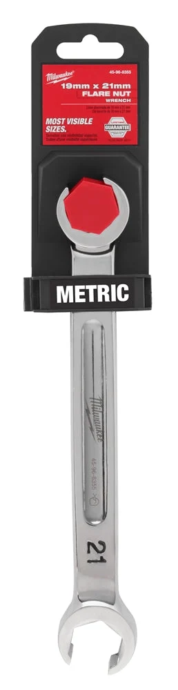 Milwaukee 45-96-8355 19mm X 21mm Double End Flare Nut Wrench