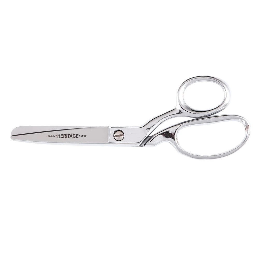 Klein 208F Bent Trimmer, Fully Rounded Tips, 7''