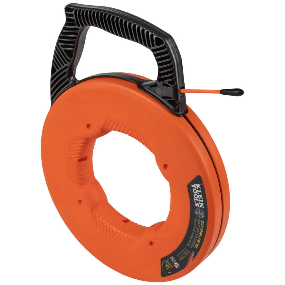 Klein 56383 100 ft. Multi-Groove Fiberglass Fish Tape