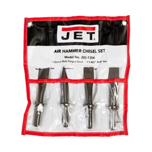 JET JSG-1304 JSG-1304, 4-Piece Chisel Set for Riveting Hammers