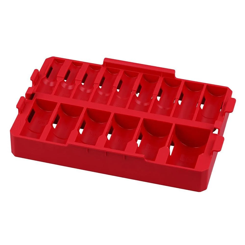 Milwaukee 49-66-6832 Impact Socket 1/2" Dr 15PC SAE TRAY ONLY