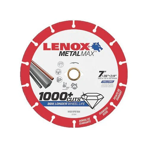Lenox 1972924 MetalMax Cutoff Wheel 7 x 7/8 in.