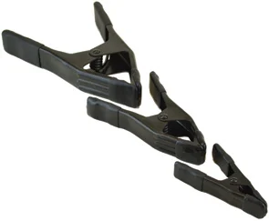 Bessey XM7-B Clamp, spring clamp, metal, 3-5/16 In. x 3 In. , black
