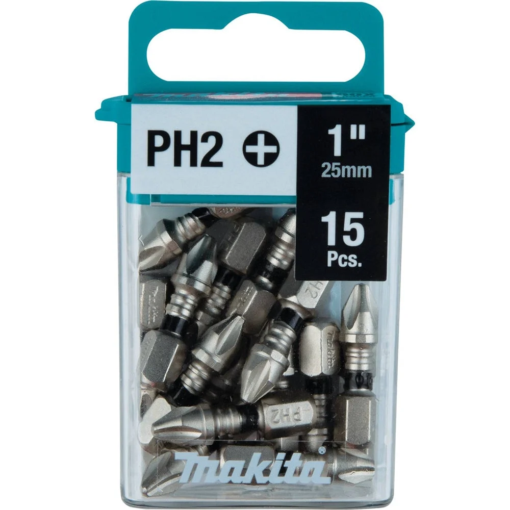 Makita E-00664 Impact 2 Phillips 1 Insert Bit 15pk