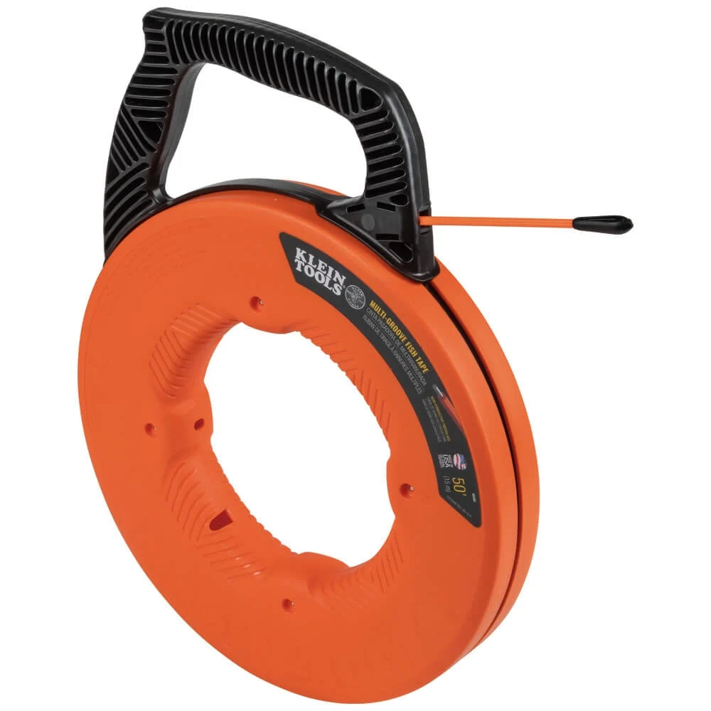 Klein 56382 50 ft. Multi-Groove Fiberglass Fish Tape