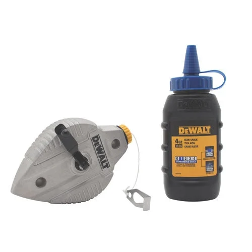 Dewalt Dwht47309L Cast Aluminum Chalk Reel With Blue Chalk (6 Pack)