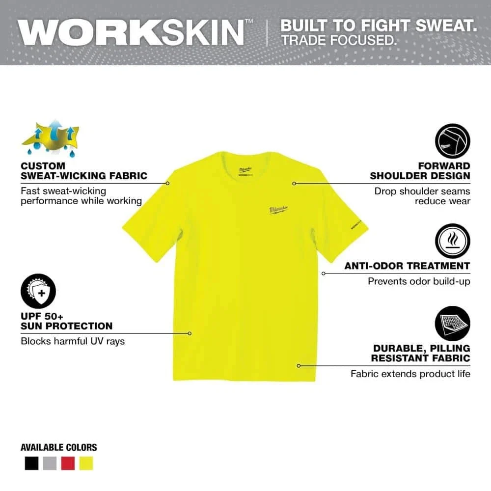 Milwaukee 415HV-S WORKSKIN LIGHT LS SHIRT - HI-VIS S
